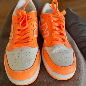 New Balance Kids Sneakers in Orange and White